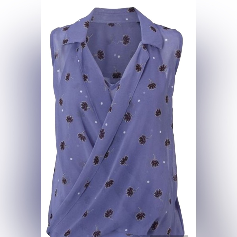 CAbi Crossover blouse Size L
